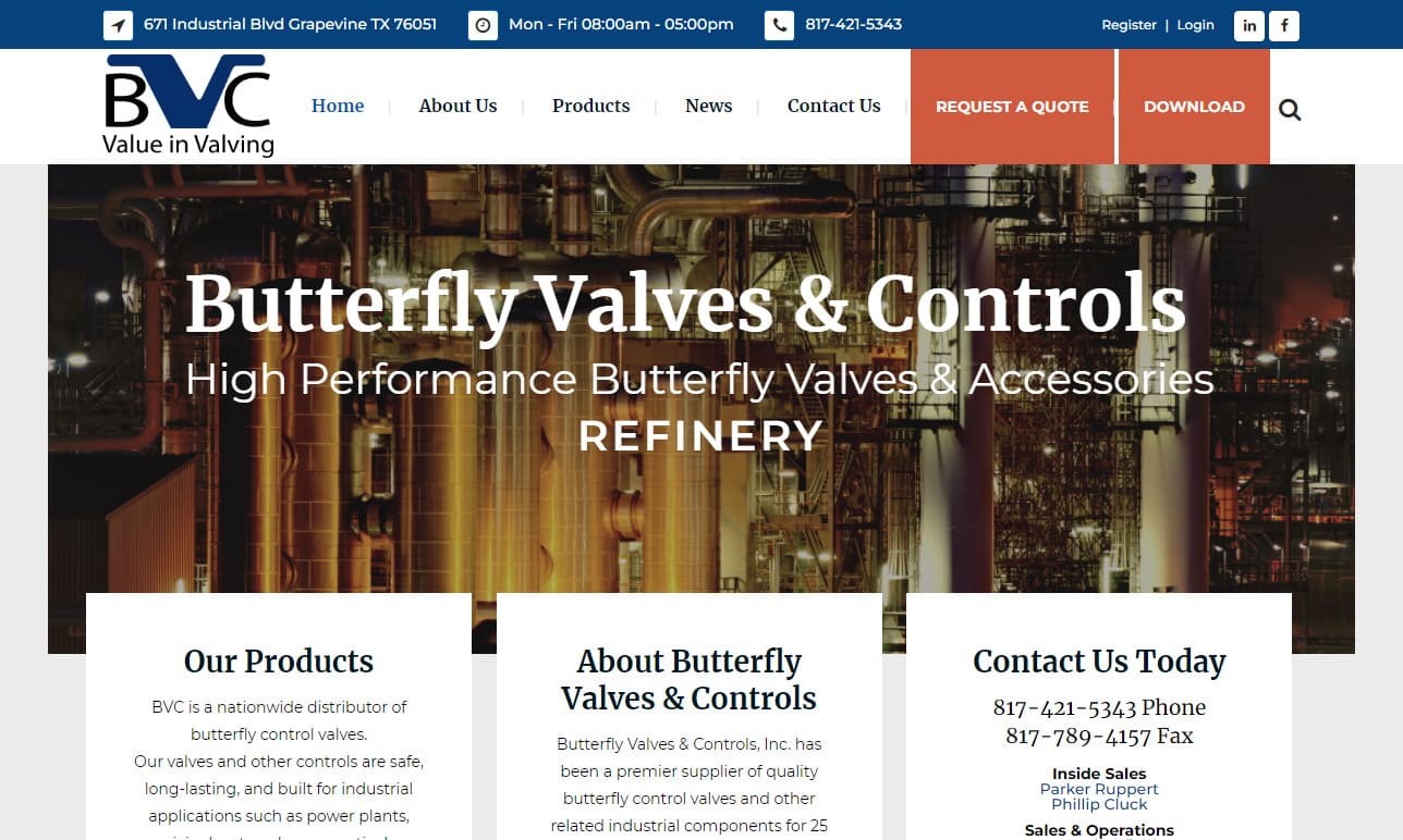Butterfly Valves & Controls, Inc.